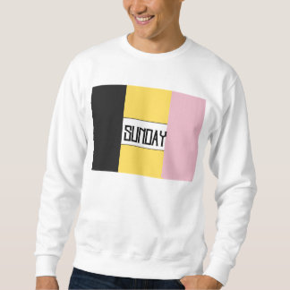 Zondag wekelijkse herinnering collectie sweatshirt