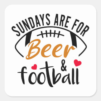 Zondag zijn er Stickers voor bier en Football Squa