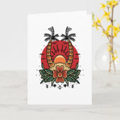 Zondag zomer kaart (Gele Bloem)