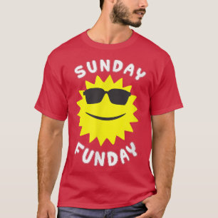 Zondag (zondag) Funday (vun dag) T-shirt