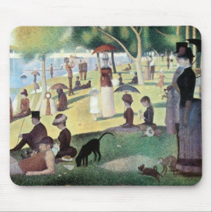 Zondagmiddag, eiland La Grande Jatte door Seurat Muismat