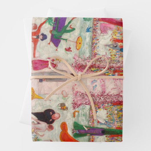 Zondagmiddag in het land inpakpapier vel (In situ)