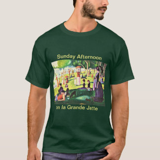 zondagmiddag om 12.00 uur, la Grande Jatte T-shirt
