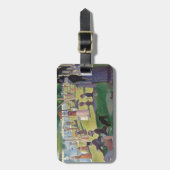 Zondagmiddag op het eiland La Grande Jatte Bagagelabel (Voorkant verticaal)