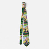 zondagmiddag op het eiland La Grande Jatte Stropdas (Achterkant)