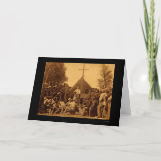 Zondagochtend katholieke mis 1861 kaart