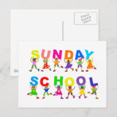 zondagsschool briefkaart (Voorkant / Achterkant)