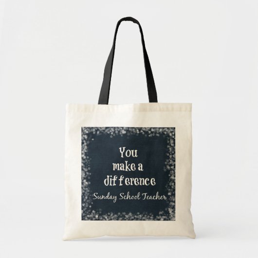 Zondagsschoolleraren Tote Bag (Voorkant)