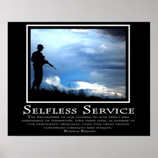Zondeloze service poster