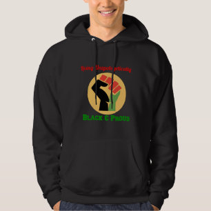 Zonder apologetisch zwart leven en rond hoodie