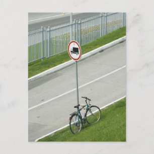 ZONDER AUTO-STADSWEGEN BRIEFKAART