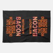 Zonder Bacon Theedoek (Horizontaal)