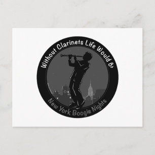 Zonder Clarinets zou het leven van B-Flat Briefkaart