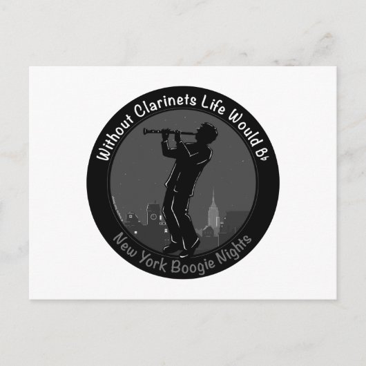 Zonder Clarinets zou het leven van B-Flat Briefkaart (Voorkant)