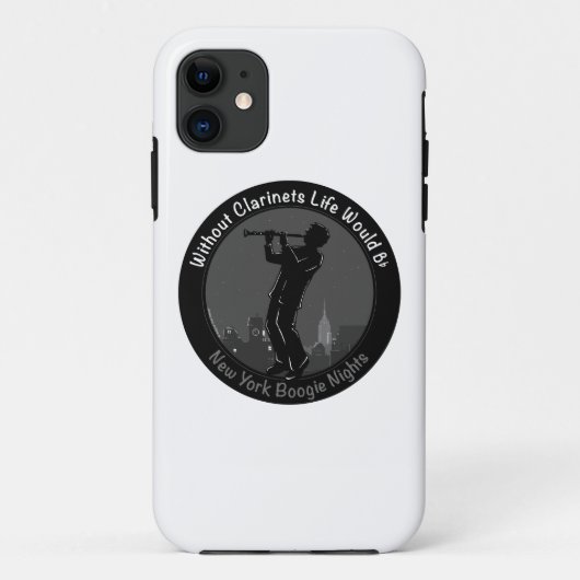 Zonder Clarinets zou het leven van B-Flat Case-Mate iPhone Case (Achterkant)