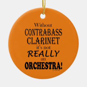 zonder contrabass Clarinet - Orchestra - keramiek Keramisch Ornament