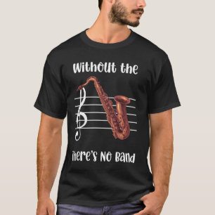Zonder de Saxophone Mannen T-shirt