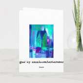 Zonder dit huis kaart (Achterkant)