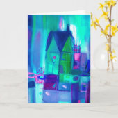 Zonder dit huis kaart (Gele Bloem)