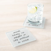 Zonder een Onderzetter van de Glasstem (Schuin)