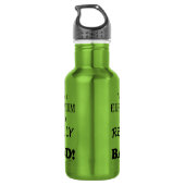 Zonder euphonium - band waterfles  (Achterkant)