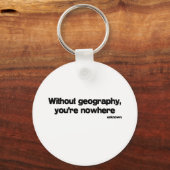 Zonder geografische aanduiding sleutelhanger (Voorkant)