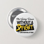 Zonder gevecht - Neuroblastoma Ronde Button 5,7 Cm (Voorkant /achterkant)