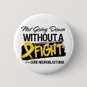 Zonder gevecht - Neuroblastoma Ronde Button 5,7 Cm