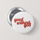 Zonder God Ronde Button 5,7 Cm (Voorkant /achterkant)