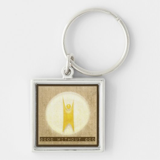 Zonder God Sleutelhanger (Voorkant)