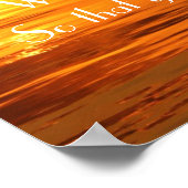 Zonder het Poster van de Heer Verse Sunset (Hoek)