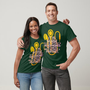 Zonder hoofdtelefoon T-shirt