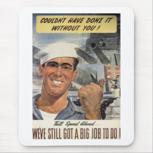 Zonder jou had je het niet kunnen doen. muismat