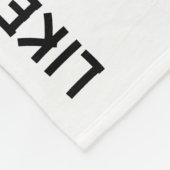 Zonder jou is de ziel droog als een olijf zonder o fleece deken (Hoek)