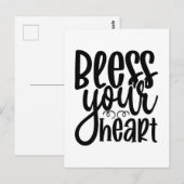 Zonder jouw hart briefkaart (Voorkant / Achterkant)