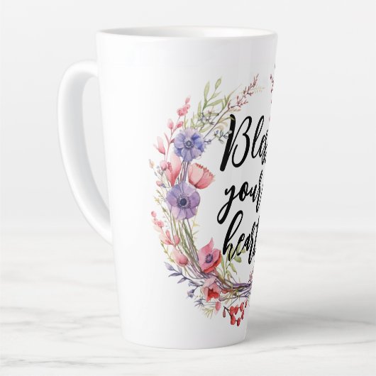 Zonder jouw hart latte mok (Linkerhoek)