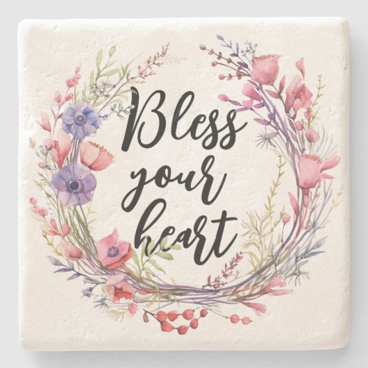 Zonder jouw hart stenen onderzetter (Voorkant)