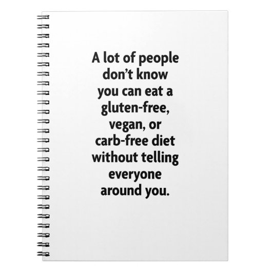 zonder karb notitieboek (Voorkant)