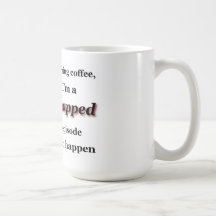 Zonder mijn ochtendkoffie ben ik een snuitje...