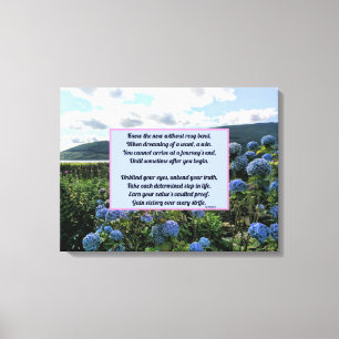 Zonder Rosy Bend Canvas Afdruk