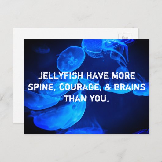 Zonder rugloos briefkaart (Voorkant / Achterkant)