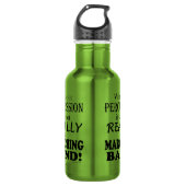 Zonder spanning - marchingband waterfles  (Voorkant)