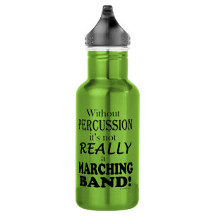 Zonder spanning - marchingband waterfles