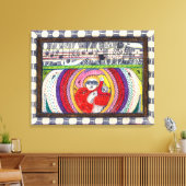 Zonder titel (0952) | Adolf Wolfli | Canvas Afdruk (Insitu (Woonkamer))