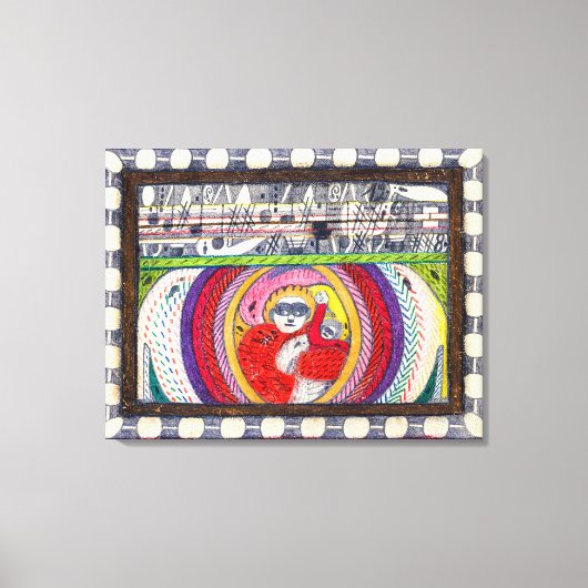 Zonder titel (0952) | Adolf Wolfli | Canvas Afdruk (Voorkant)