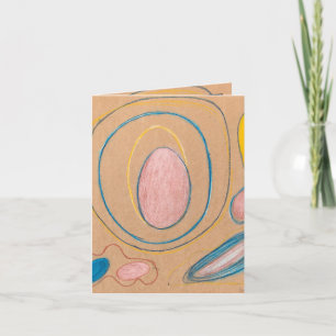 Zonder titel, 1908, door Hilma af Klint Bedankkaart