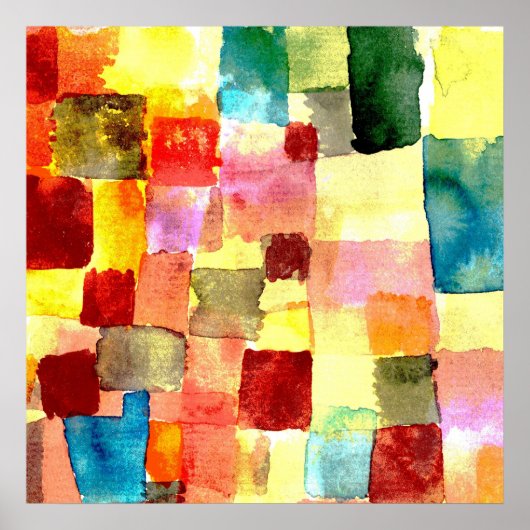 Zonder titel (1914) door Paul Klee. Poster (Voorkant)
