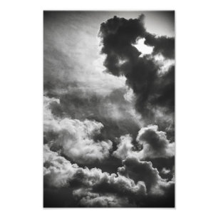Zonder titel #1 (wolken) foto afdruk