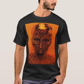 Zonder titel (achter de huid) van Zdzisław Beksińs T-shirt