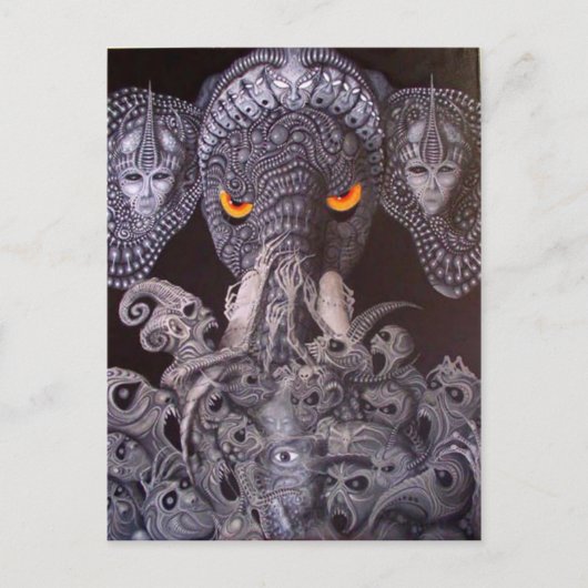 "zonder titel" briefkaart (Voorkant)